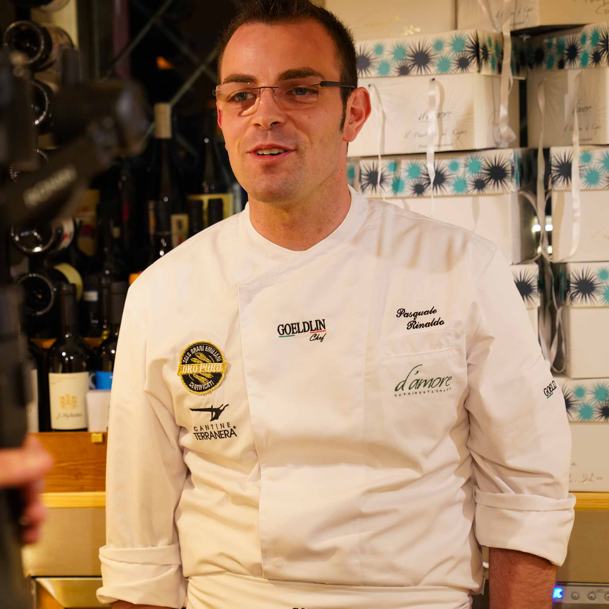 Chef Pasquale Rinaldo a Capri